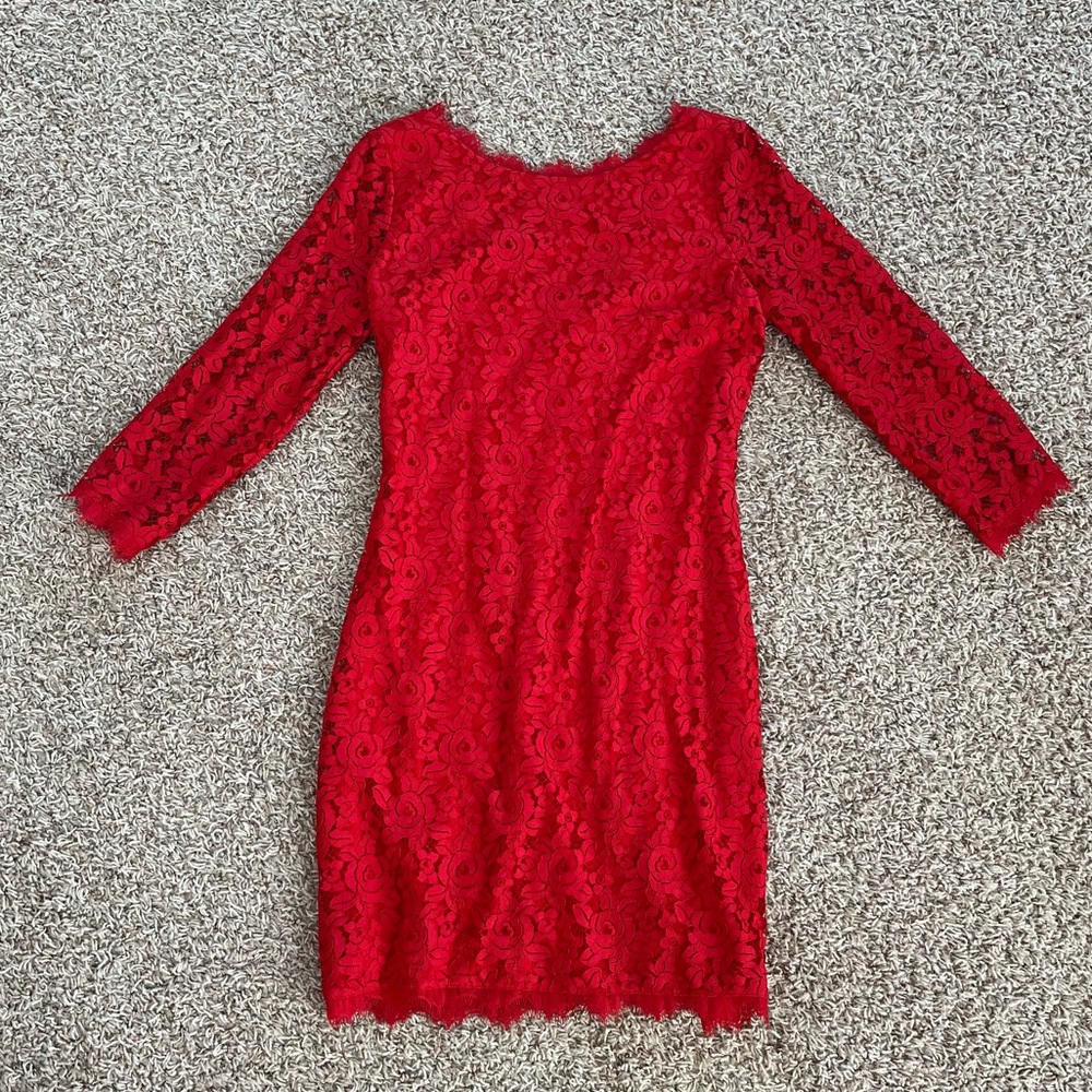 Diane Von Furstenberg Lace Dress
